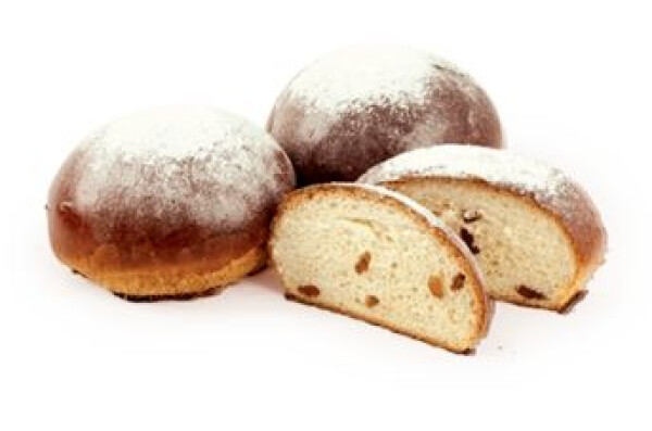 Булочка здобна, з родзинками, 1 кг